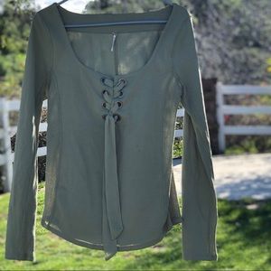 Free People Mint Top